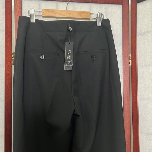 TALBOTS PETITES NWT BLACK CAREER PANTS‎ 8P - Picture 3 of 6